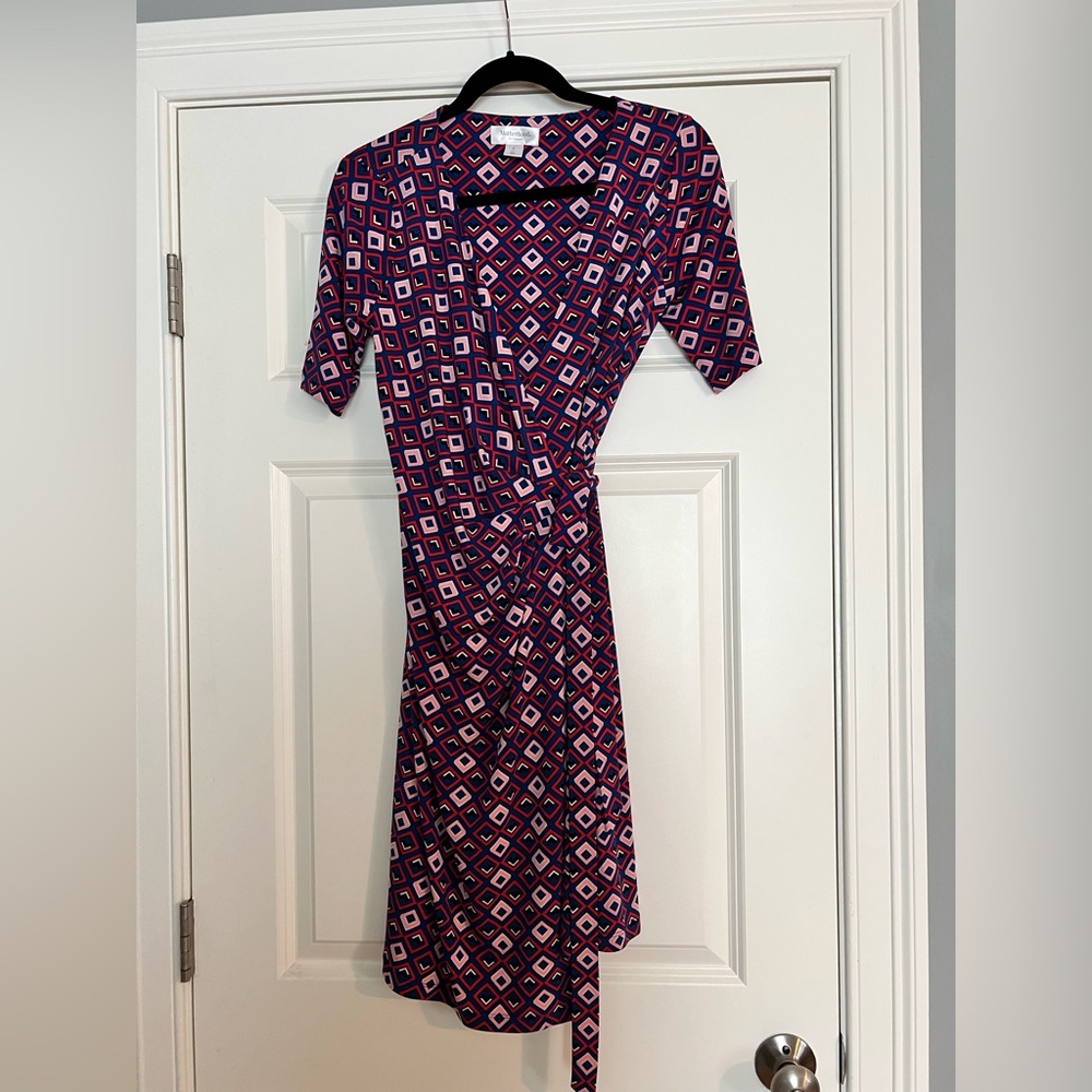 Motherhood Maternity geometric pattern dress
